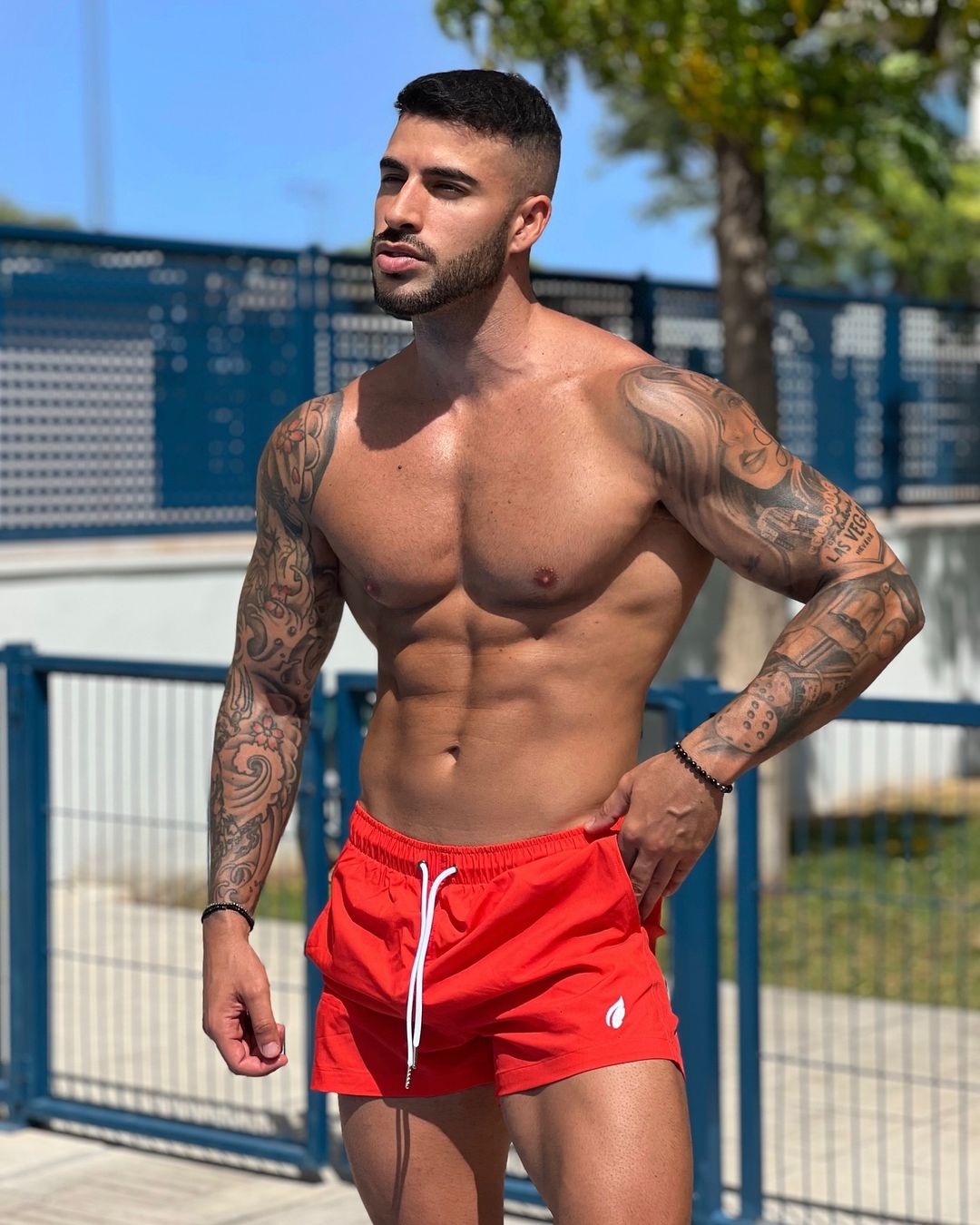 TRITON SWIM SHORT - VENETIAN RED